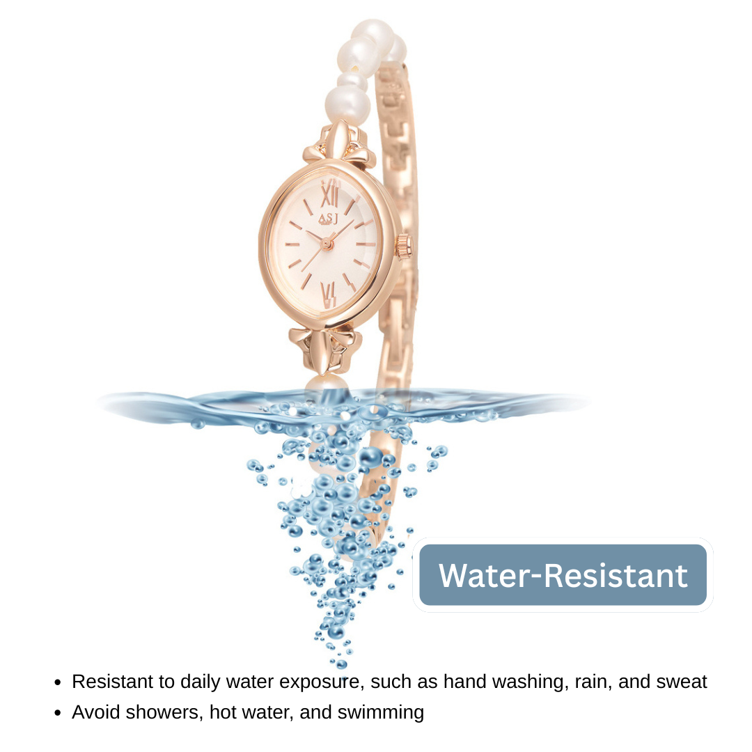 Pearl Quartz Bracelet Watch