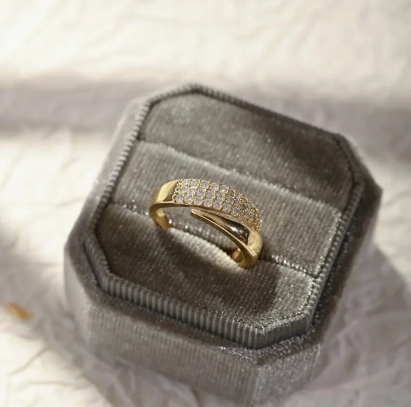 Aurora Pavé Ring