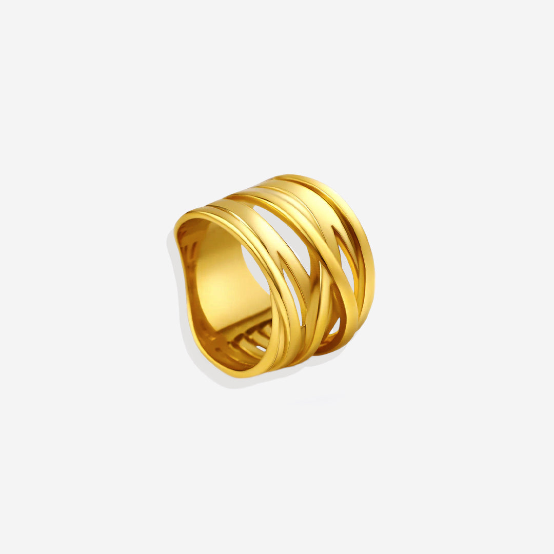Wire Wrap Statement Ring