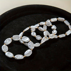 Pearl Statement Bracelet Set of 4