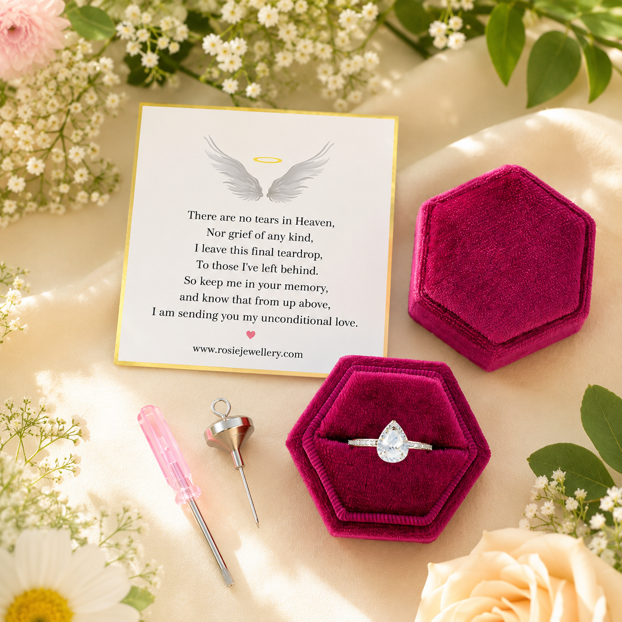 A Tear From Heaven Ring