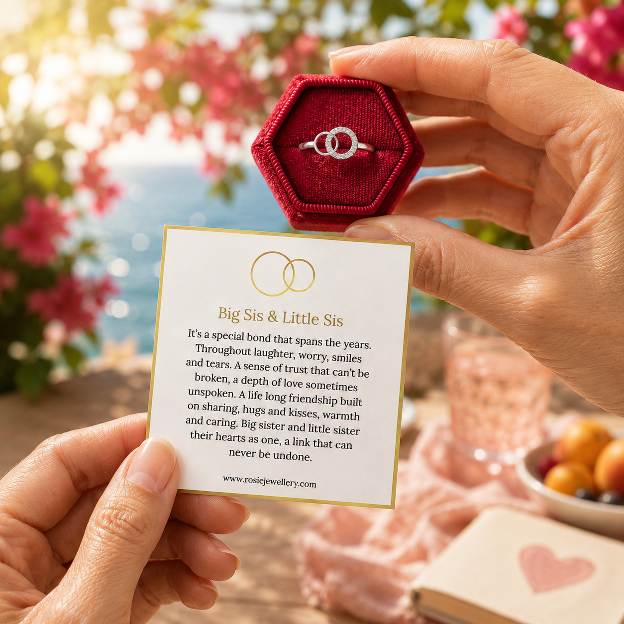 To My Sister - Forever Linked Ring
