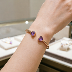 Handmade Mother & Daughter Birthstone Bracelet