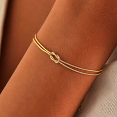 Minimalist Knot Bracelet
