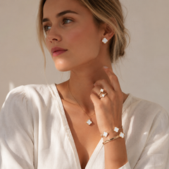 Five-Piece Flower Jewellery Set