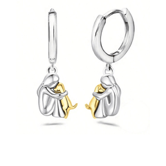 Hug Pendant Necklace with Bonus Earrings – Limited Time Offer