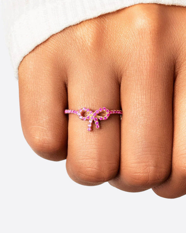 Pave Bow Ring