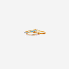 July Birthstone Eternity Stacking Ring