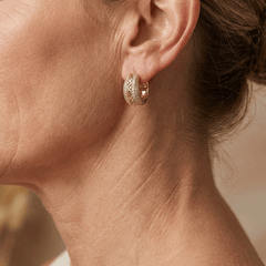 Gold Plated Bohemian Bead Earrings