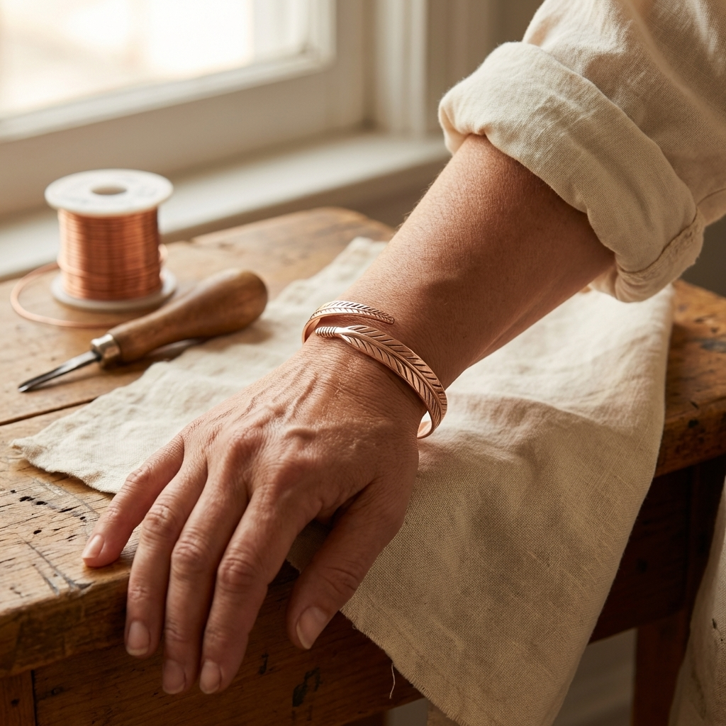 Root Depth Copper Bracelet