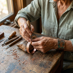 Bloom Rise Copper Bracelet
