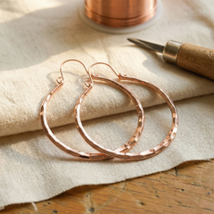 Willow Swing Copper Earrings
