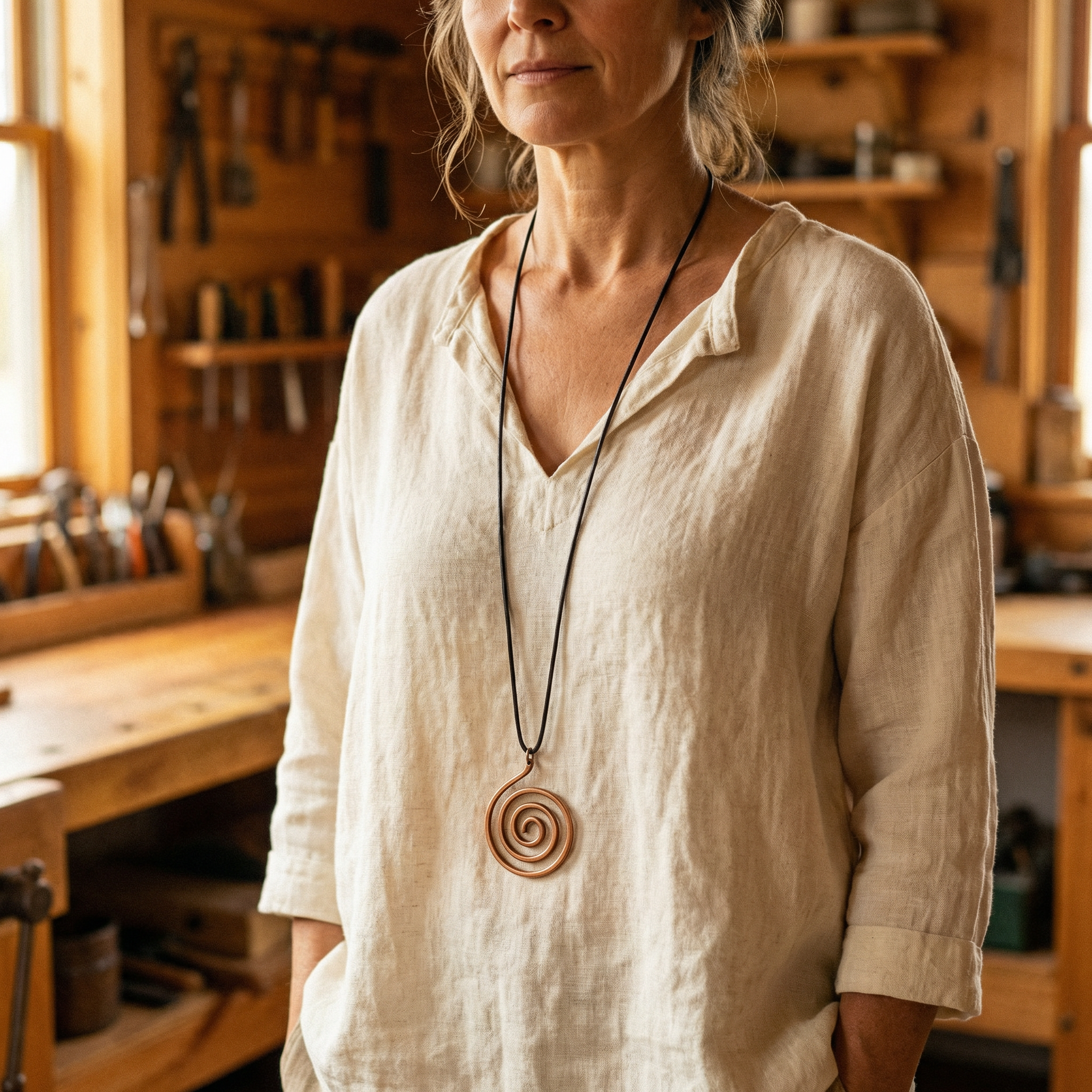 Mesa Plateau Copper Necklace