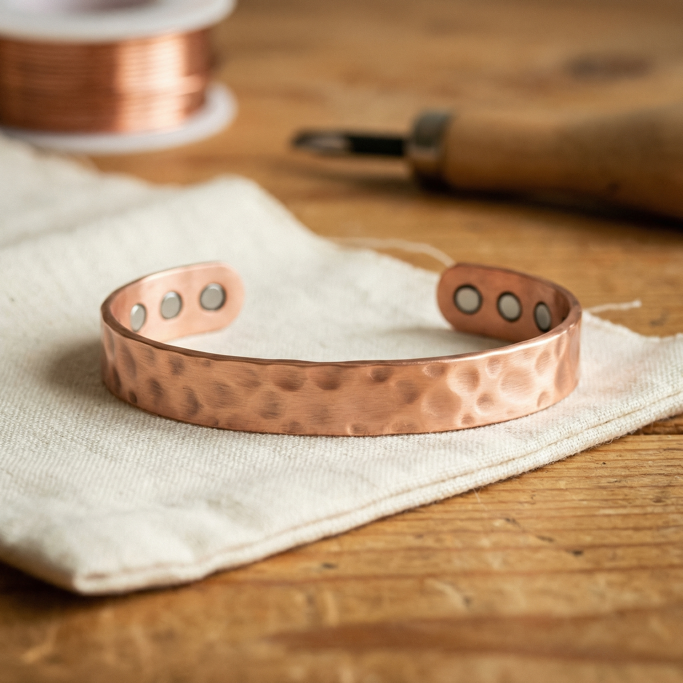 Lodestone Pull Copper Bracelet
