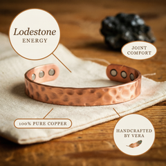 Lodestone Pull Copper Bracelet