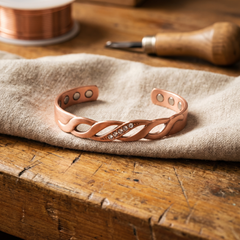 Seam Line Copper Bracelet