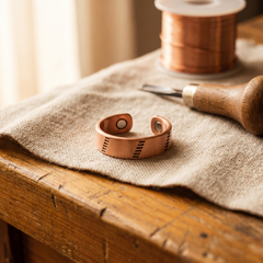 Hearth Glow Copper Ring
