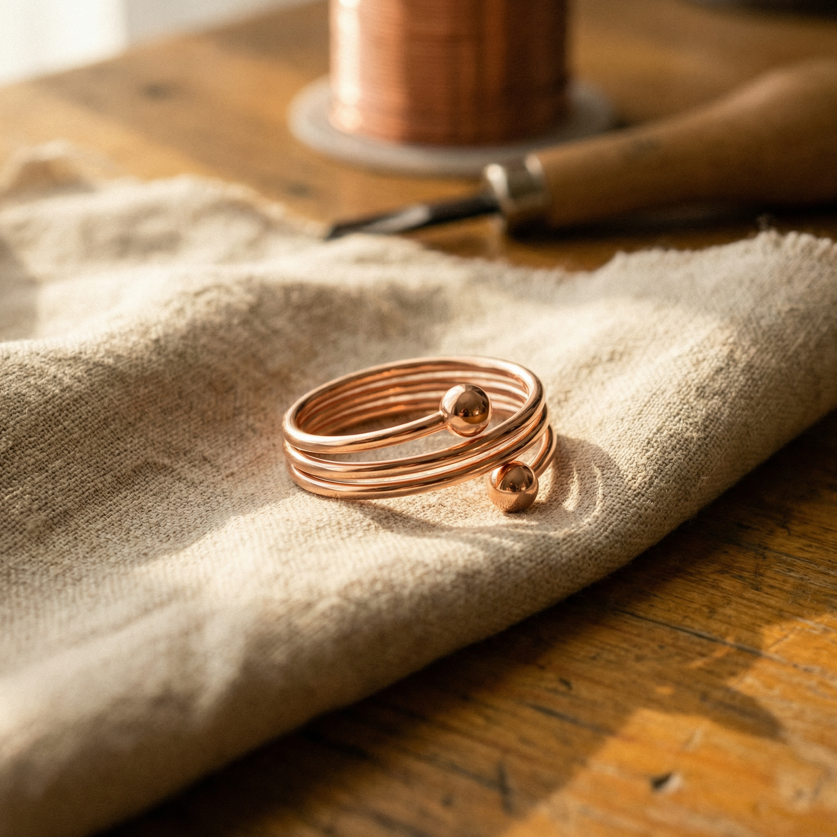 Silt Flow Copper Ring