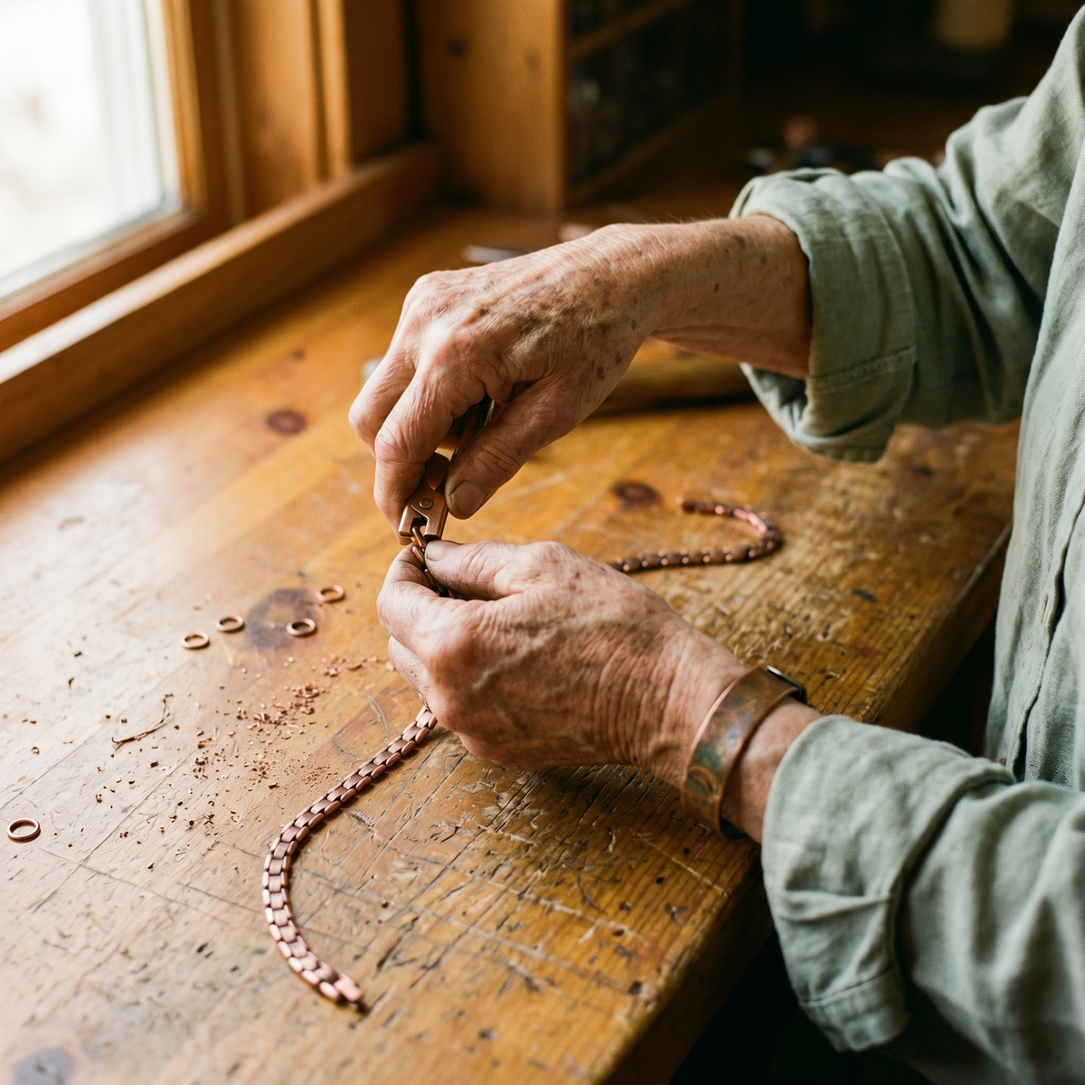 Haze Drift Copper Necklace