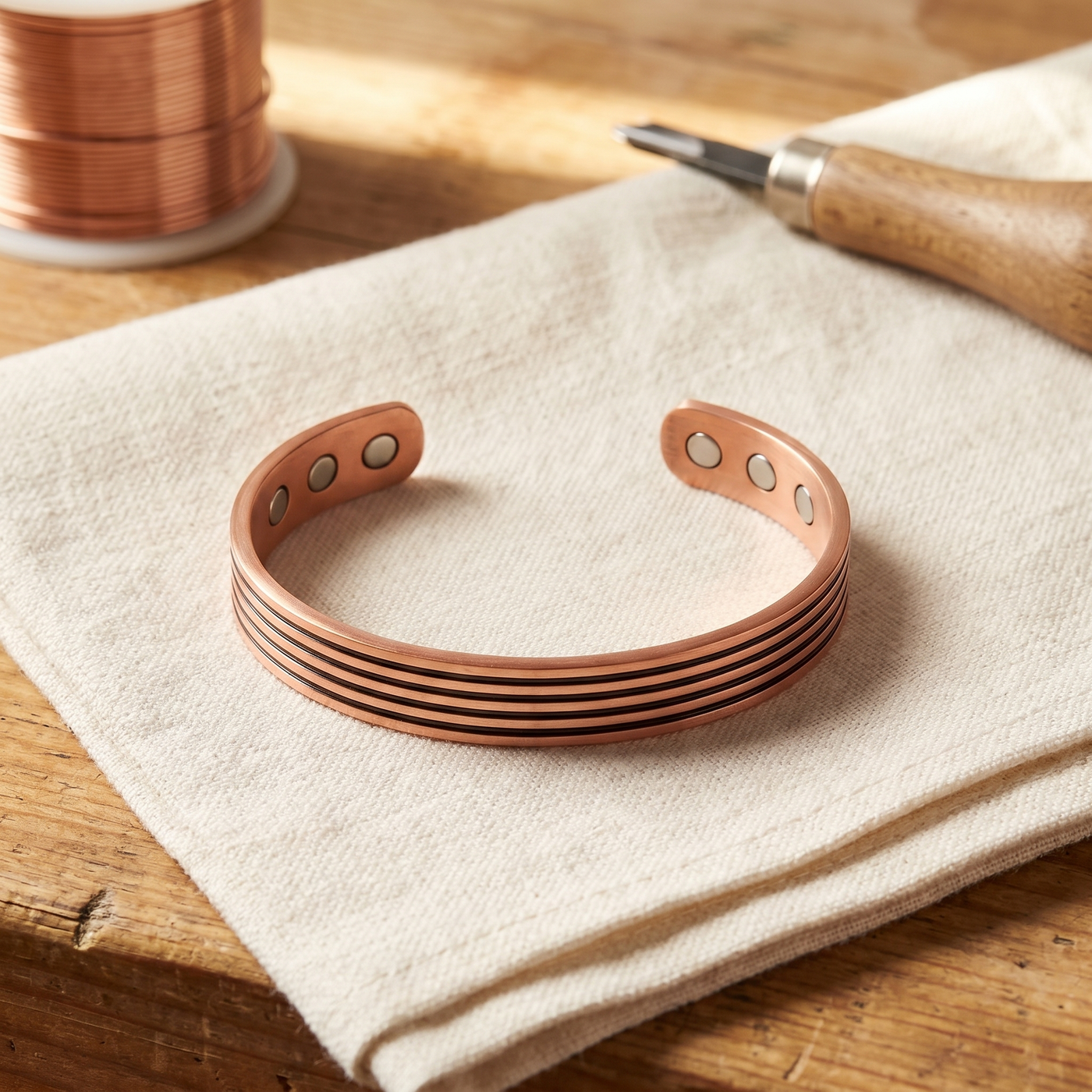 Sage Calm Copper Bracelet