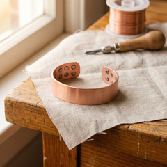 Anvil Form Copper Bracelet