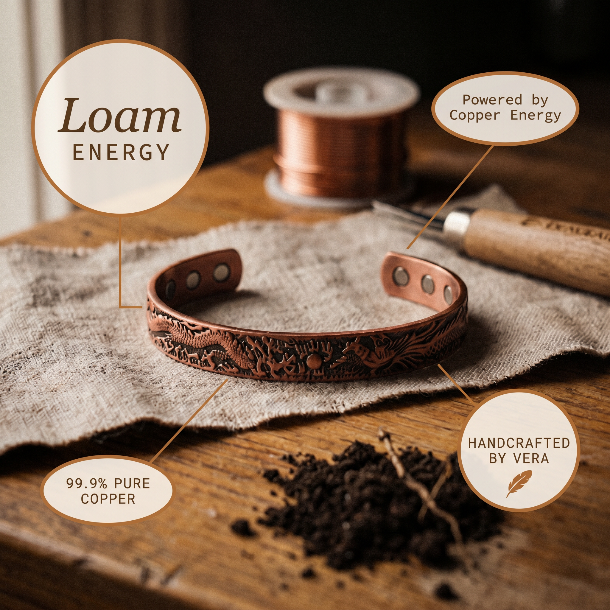 Loam Rich Copper Bracelet