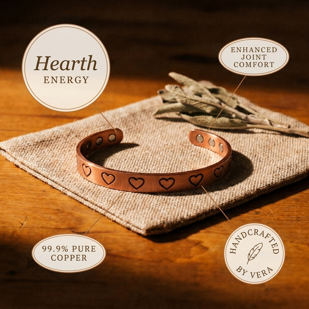 Hearth Fire Copper Bracelet