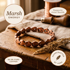 Marsh Drift Copper Anklet