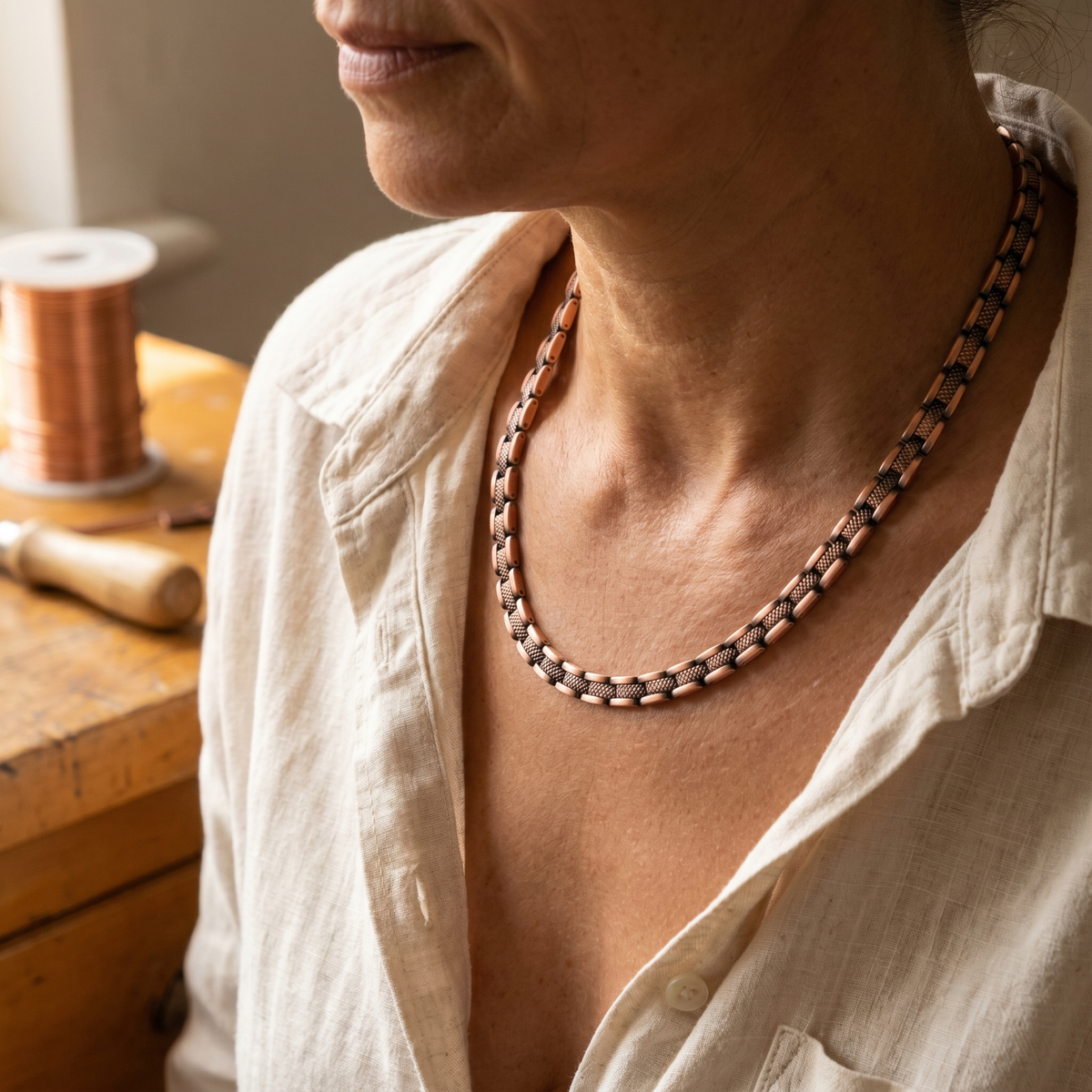 Haze Drift Copper Necklace