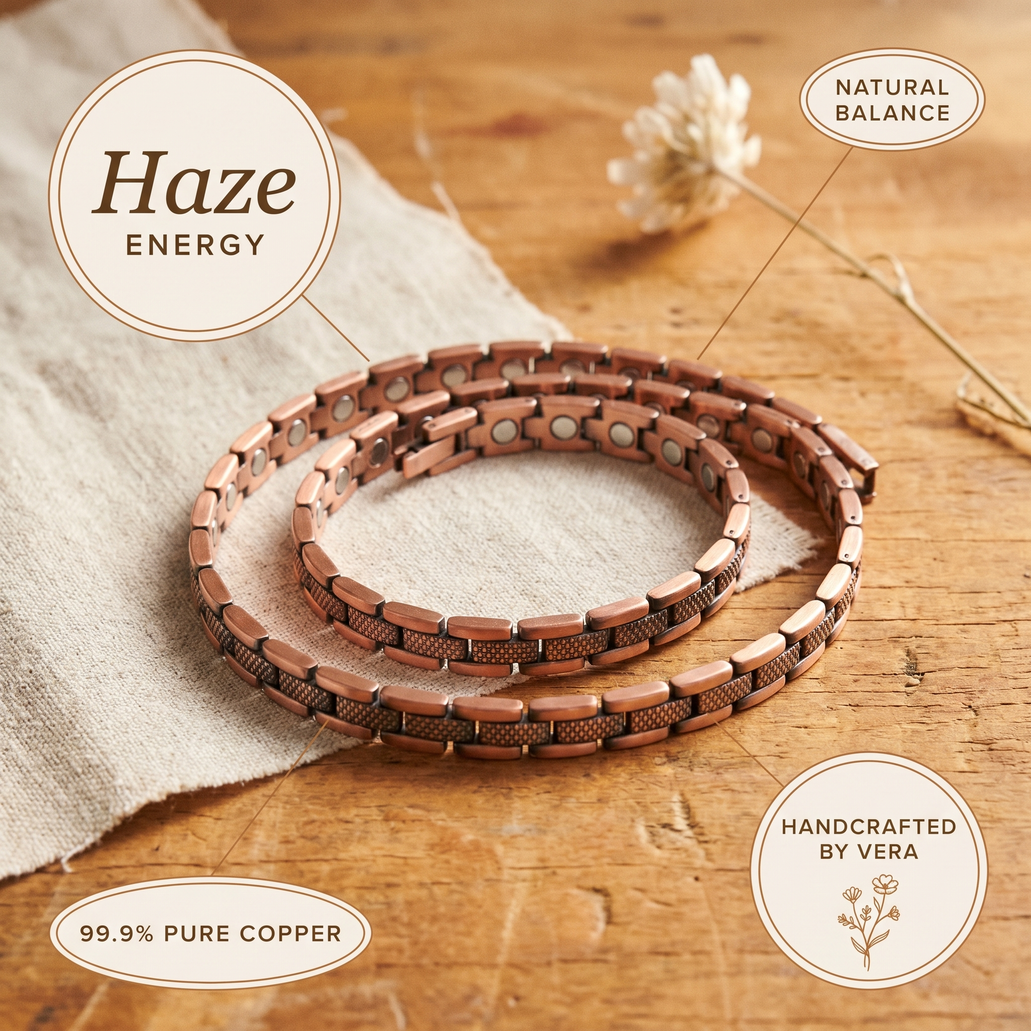 Haze Drift Copper Necklace