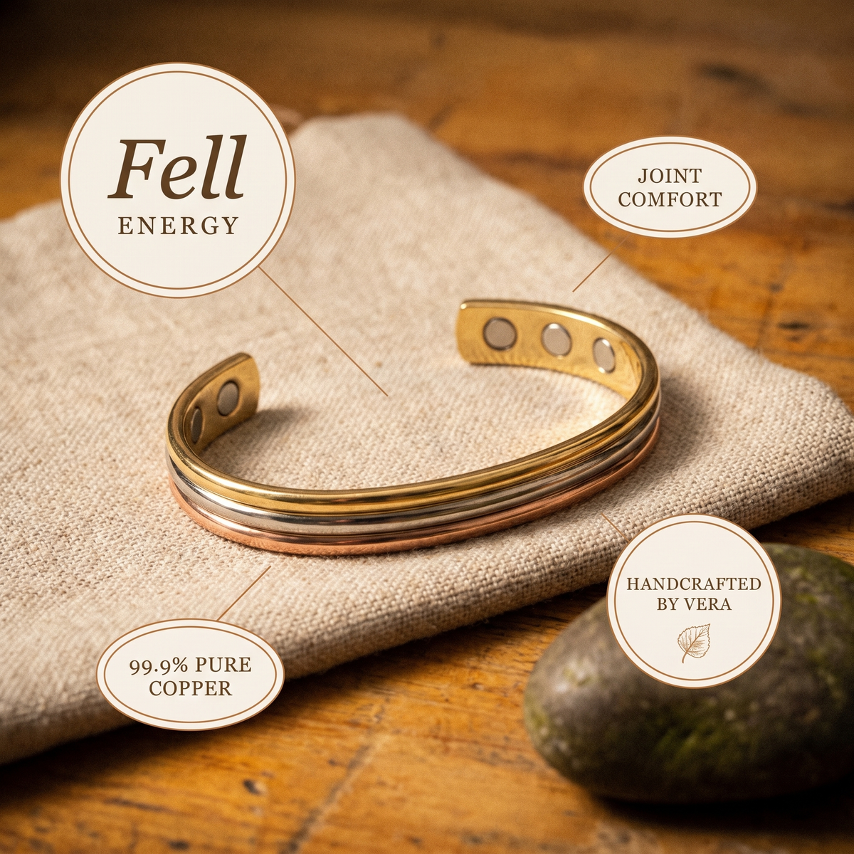 Fell Drift Copper Bracelet