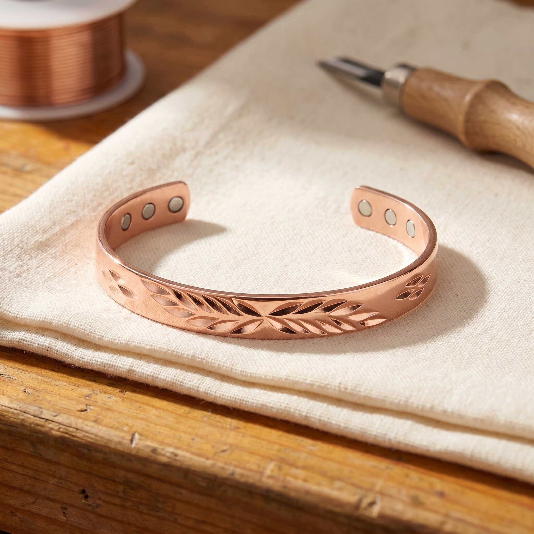 Lunar Rise Copper Bracelet