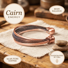 Cairn Stack Copper Bracelet
