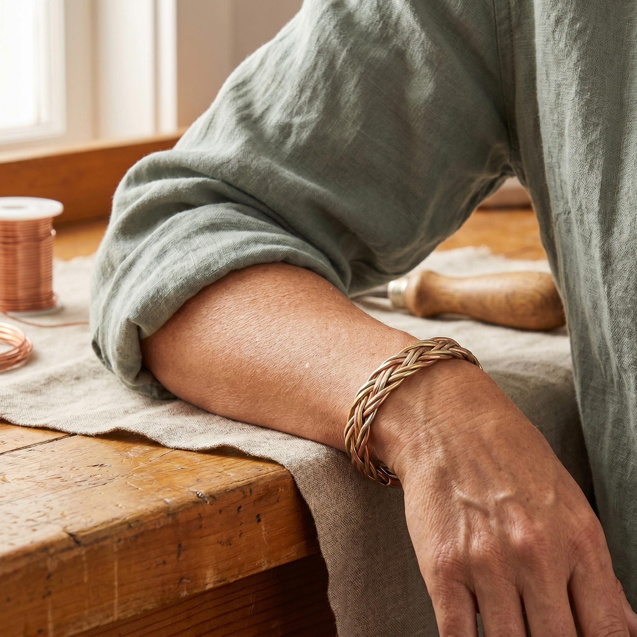 Mire Deep Copper Bracelet