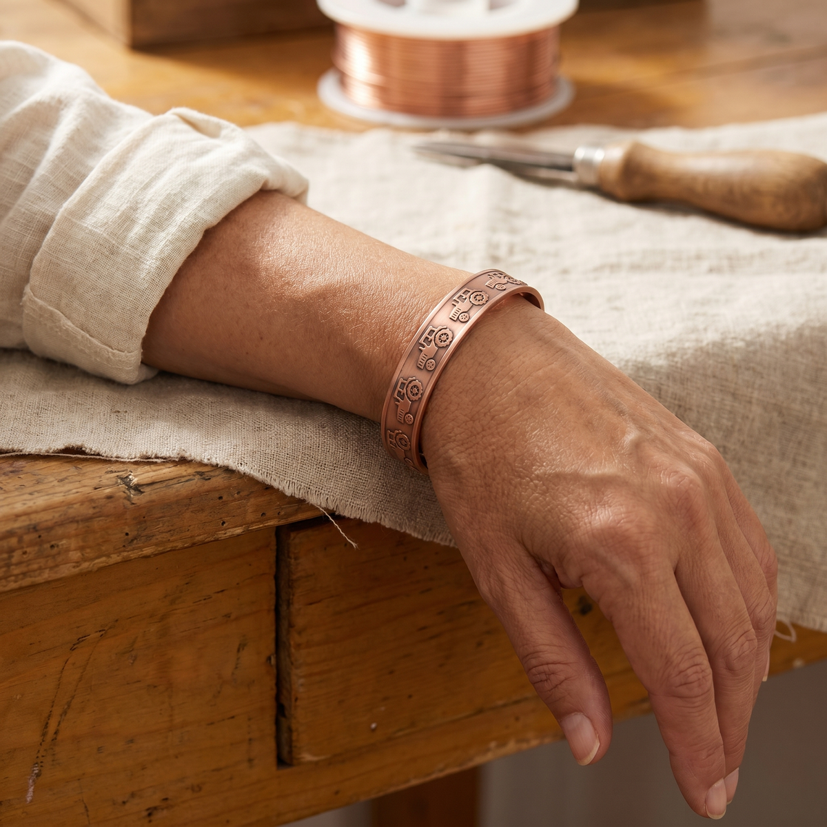 Brae Wander Copper Bracelet