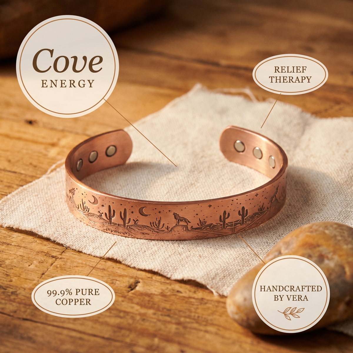 Cove Rest Copper Bracelet