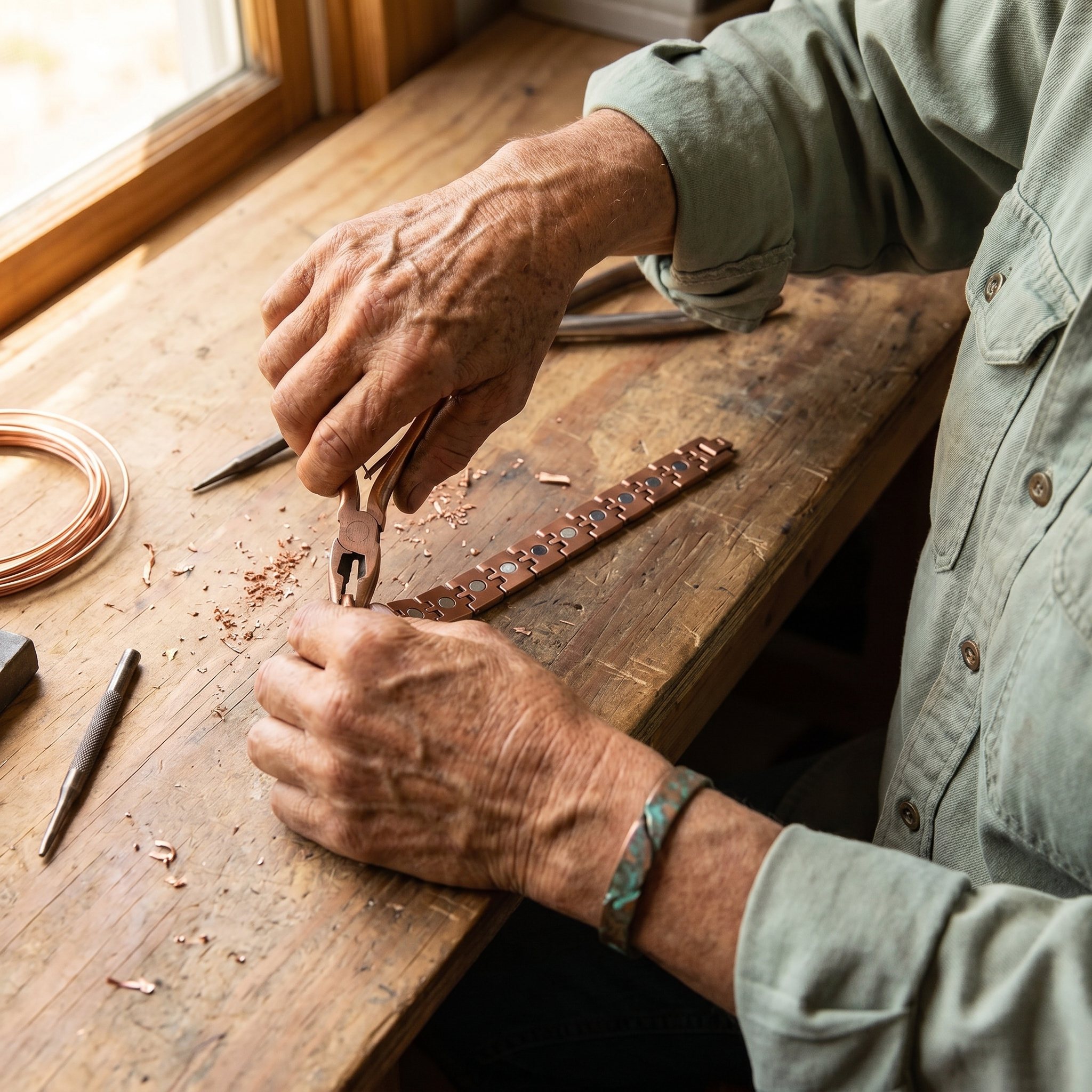 Pike Ridge Men's Copper Bracelet