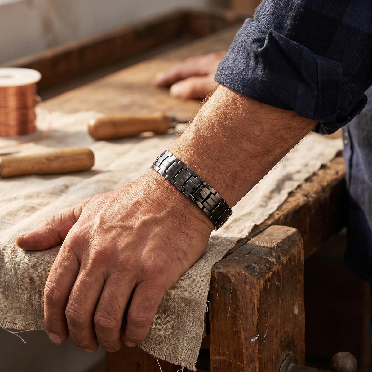 Ochre Forge Men's Copper Bracelet