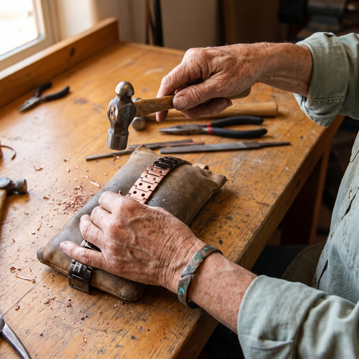 Ochre Forge Men's Copper Bracelet