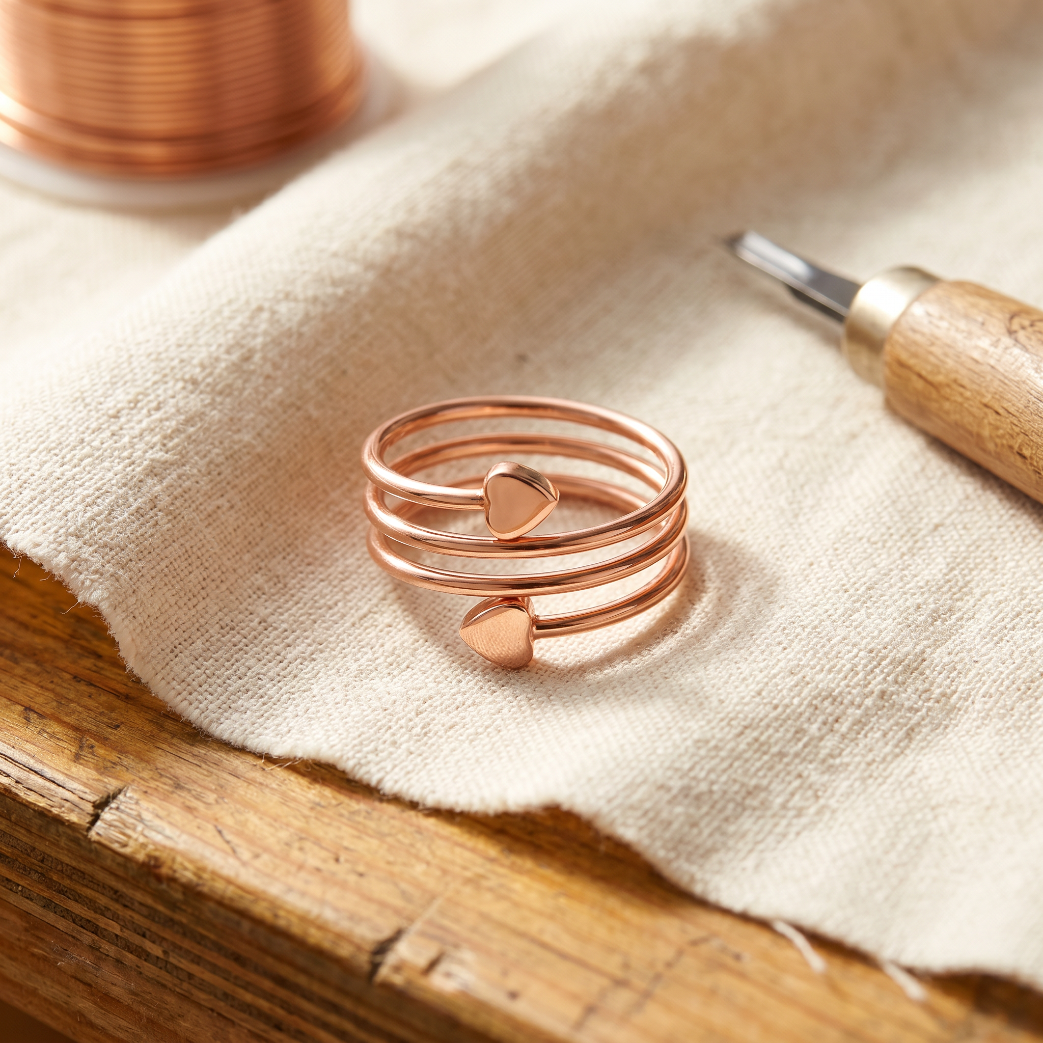 Haven Rest Copper Ring