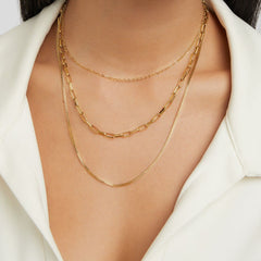 Miela Layered Chain Necklace