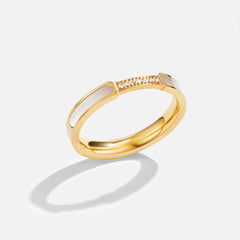 Unity - Pearl & Crystal Ring