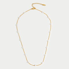 Timeless Pearl Gold Necklace
