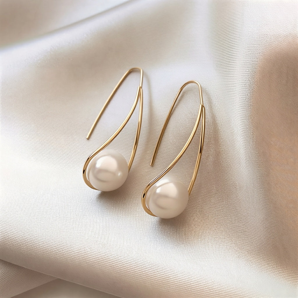 Elegant Pearl Enchantment Earrings