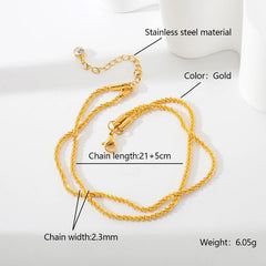 Waterproof Layered Anklet