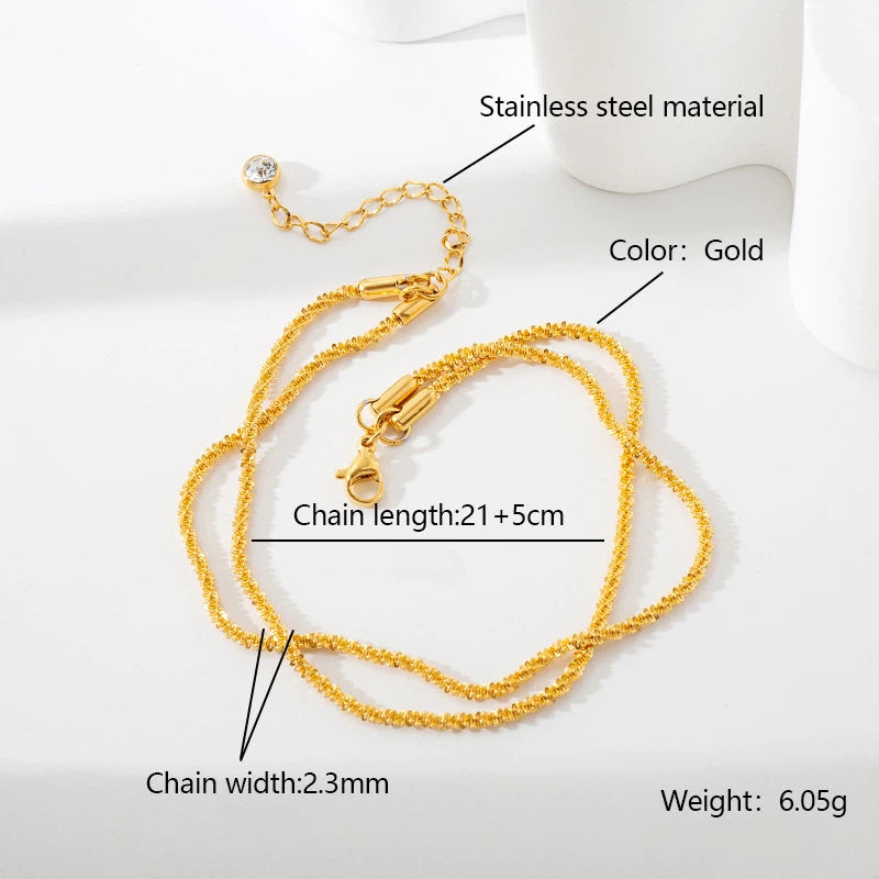 Waterproof Layered Anklet