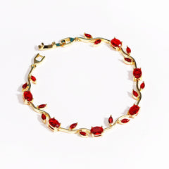 Jewel-Toned Vine Bracelet