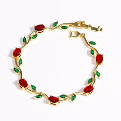 Jewel-Toned Vine Bracelet