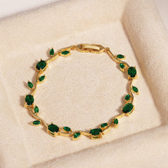 Jewel-Toned Vine Bracelet