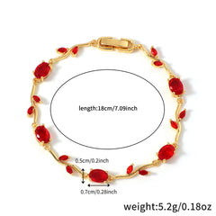 Jewel-Toned Vine Bracelet